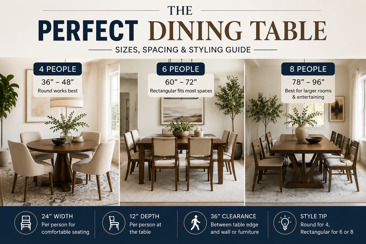Best Dining Table Sets for 4, 6, or 8 People