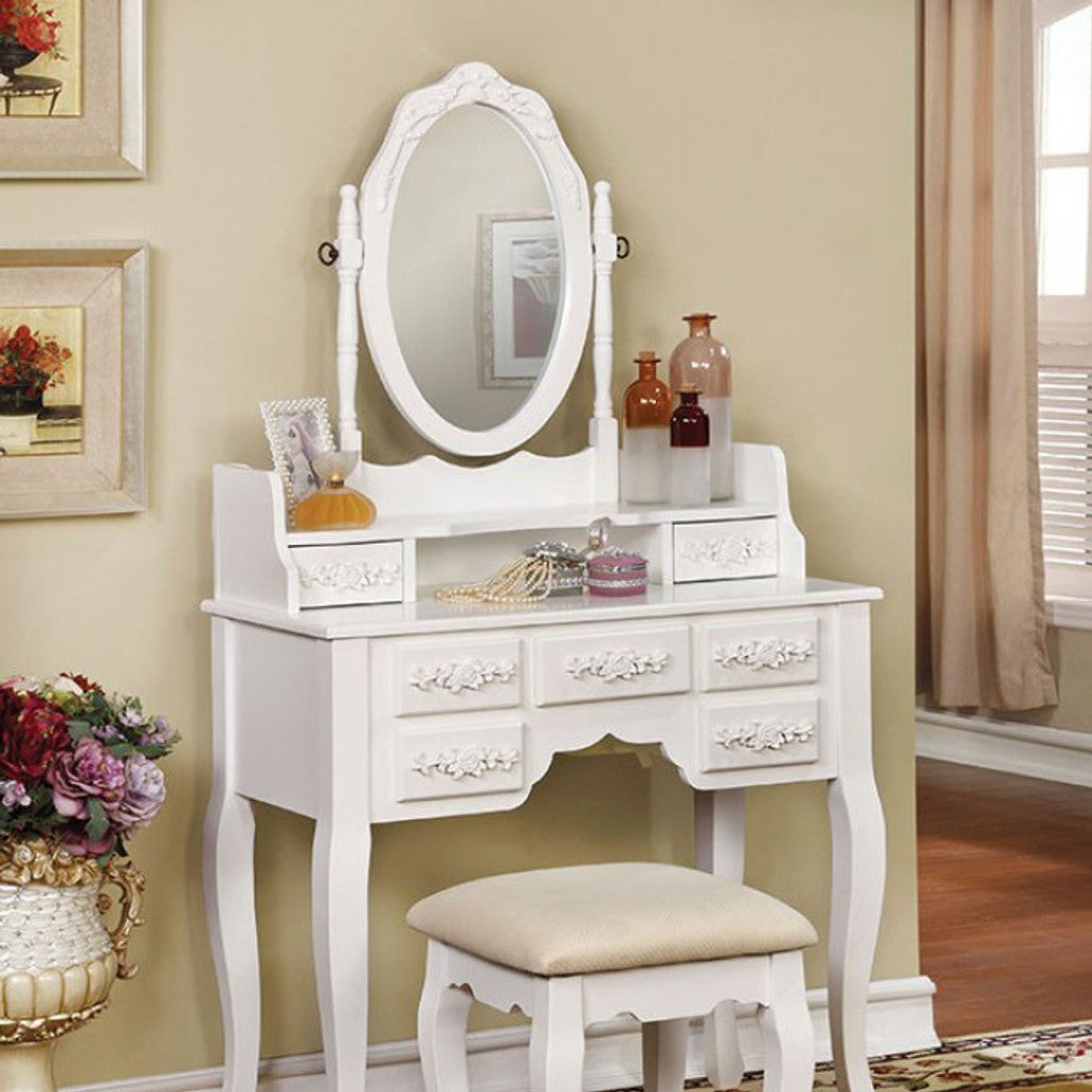 The Harriet White Vanity - Dream Decor