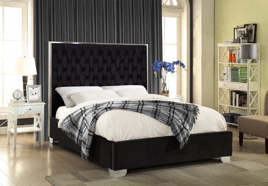 Lexi Velvet Upholstered Bed