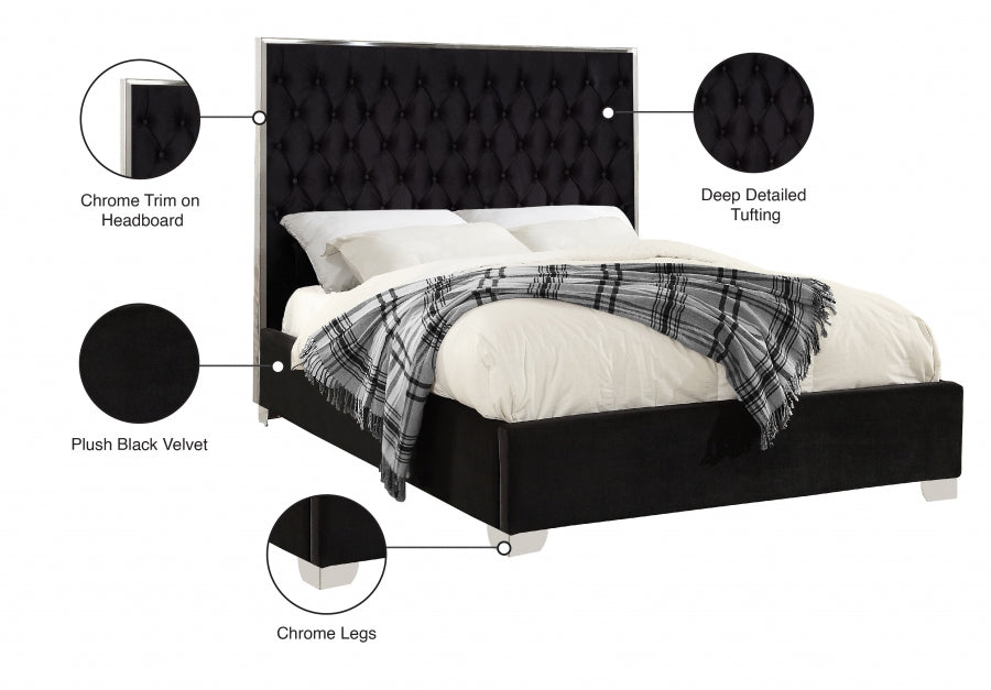 Lexi Velvet Upholstered Bed