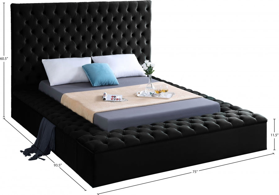 Bliss Velvet Bed