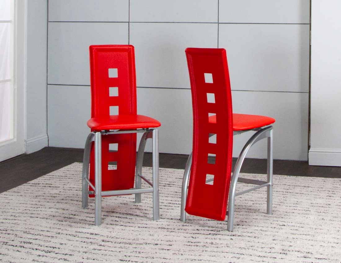 Valencia 24 Inch Casual Dining Counter Height Stool 2pk - Dream Decor