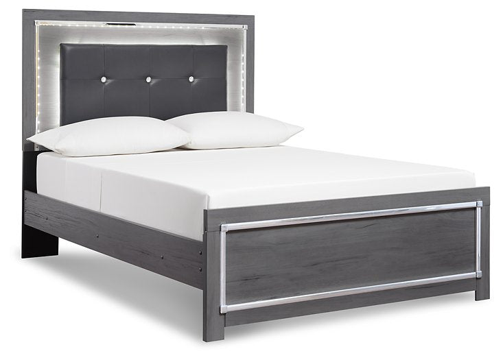 Lodanna Upholstered Panel Bed - Dream Decor