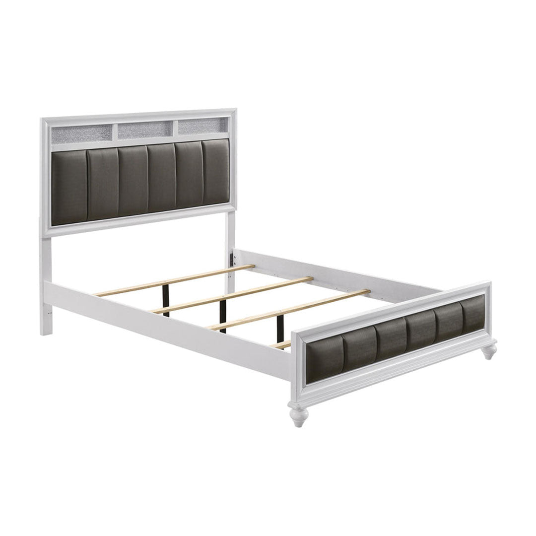 Barzini Upholstered Panel Bed - Dream Decor