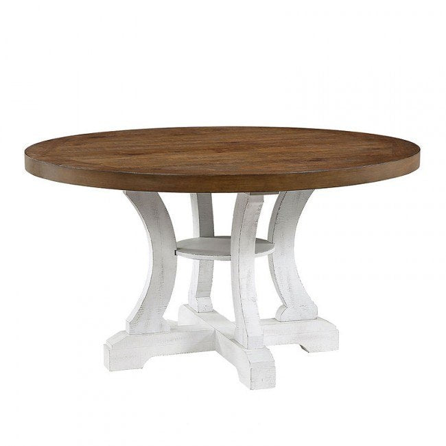 Auletta Round Dining Table - Dream Decor