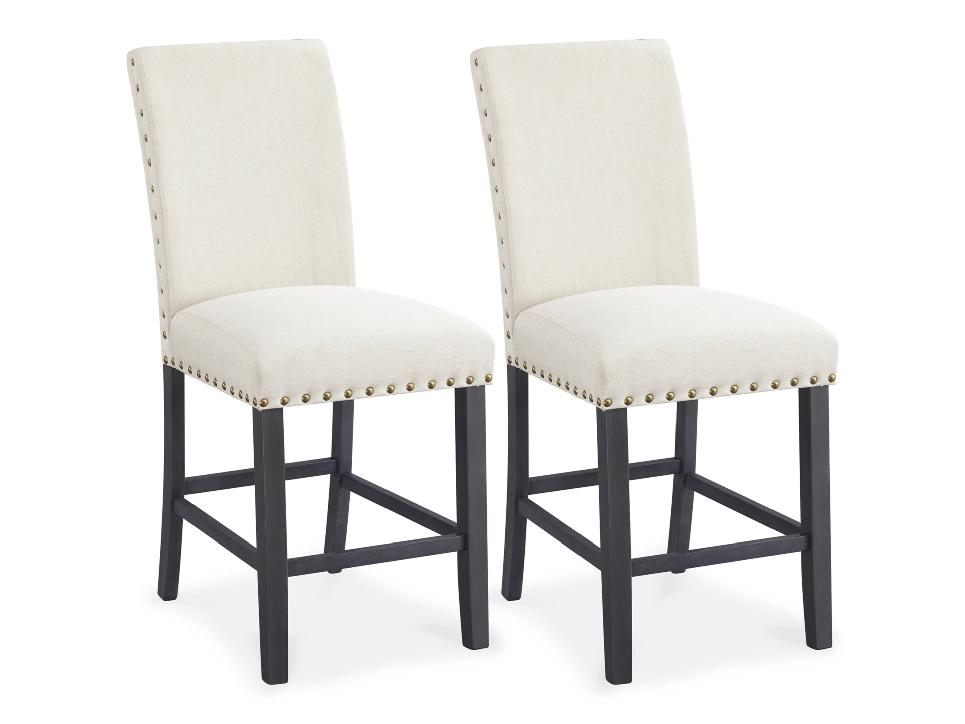 Kreabindale Counter Height Upholstered Bar Stool (Set of 2) - Dream Decor