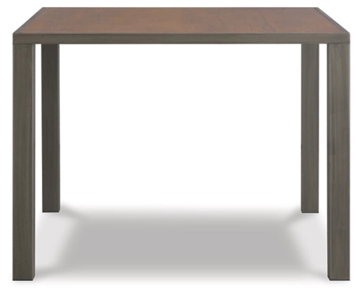 Stellany Square DRM Brown/Gray Counter Table - Dream Decor