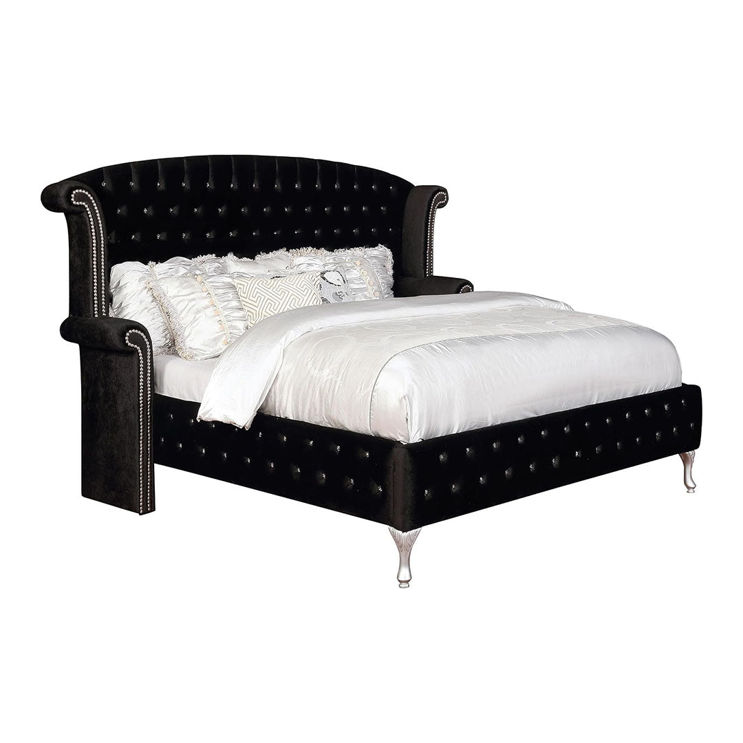 Deanna Upholstered Tufted Bed - Dream Decor