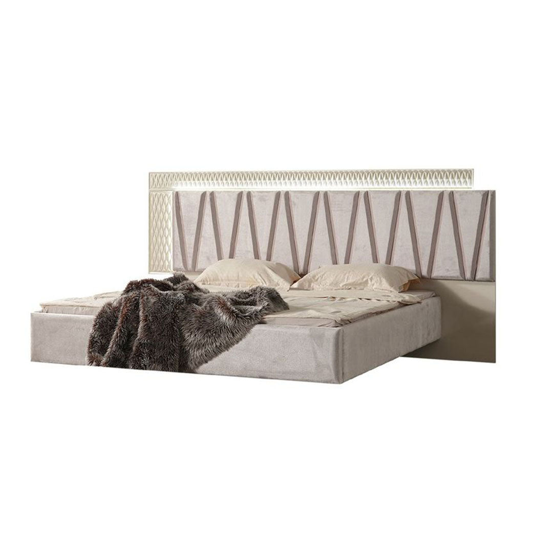 Delfano Upholstered Bed - Dream Decor