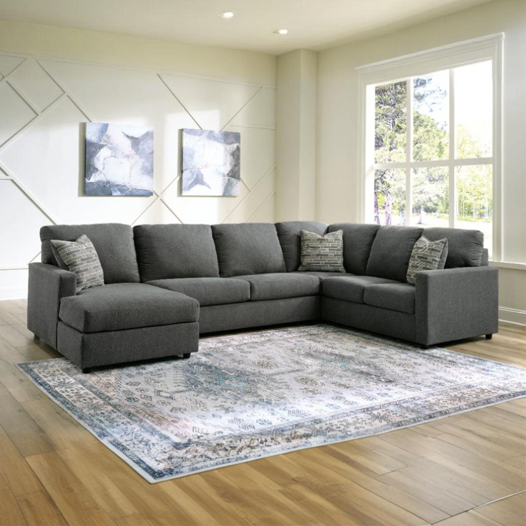 Edenfield U-Shaped Sectional with Chaise - Dream Decor