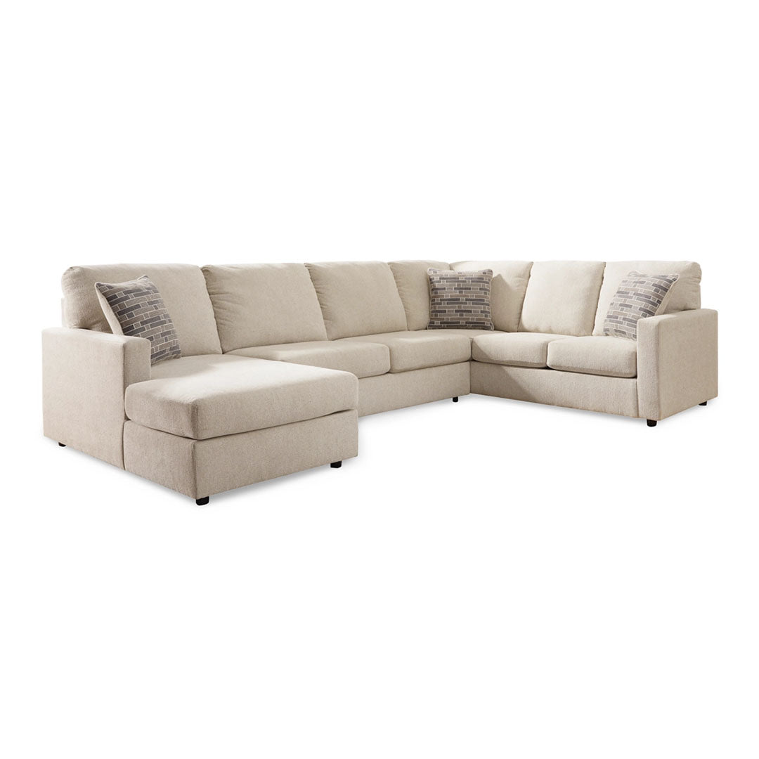 Edenfield U-Shaped Sectional with Chaise - Dream Decor