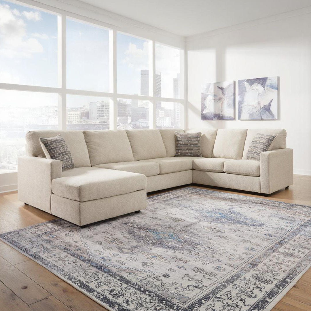 Edenfield U-Shaped Sectional with Chaise - Dream Decor