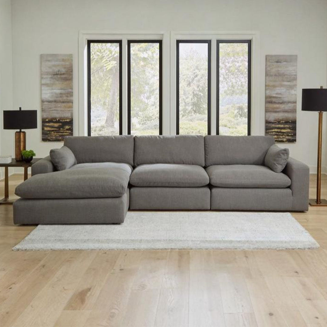 Elyza Sectional with Chaise - Dream Decor