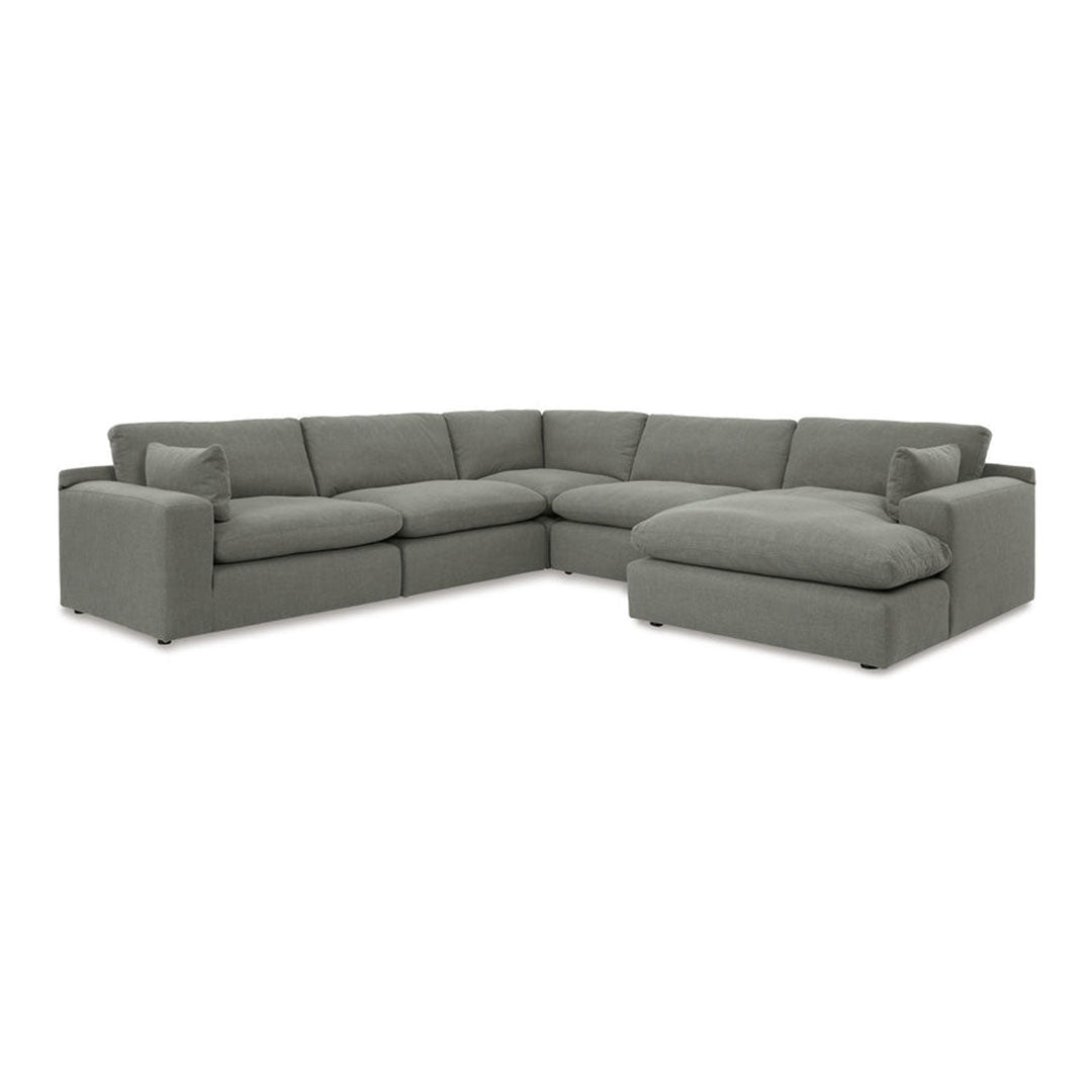 Elyza Sectional with Chaise - Dream Decor
