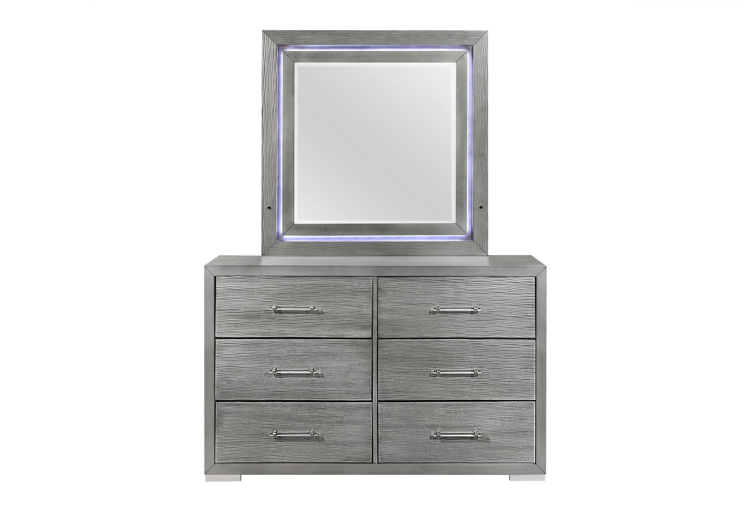 Tiffany Silver Mirror - Dream Decor