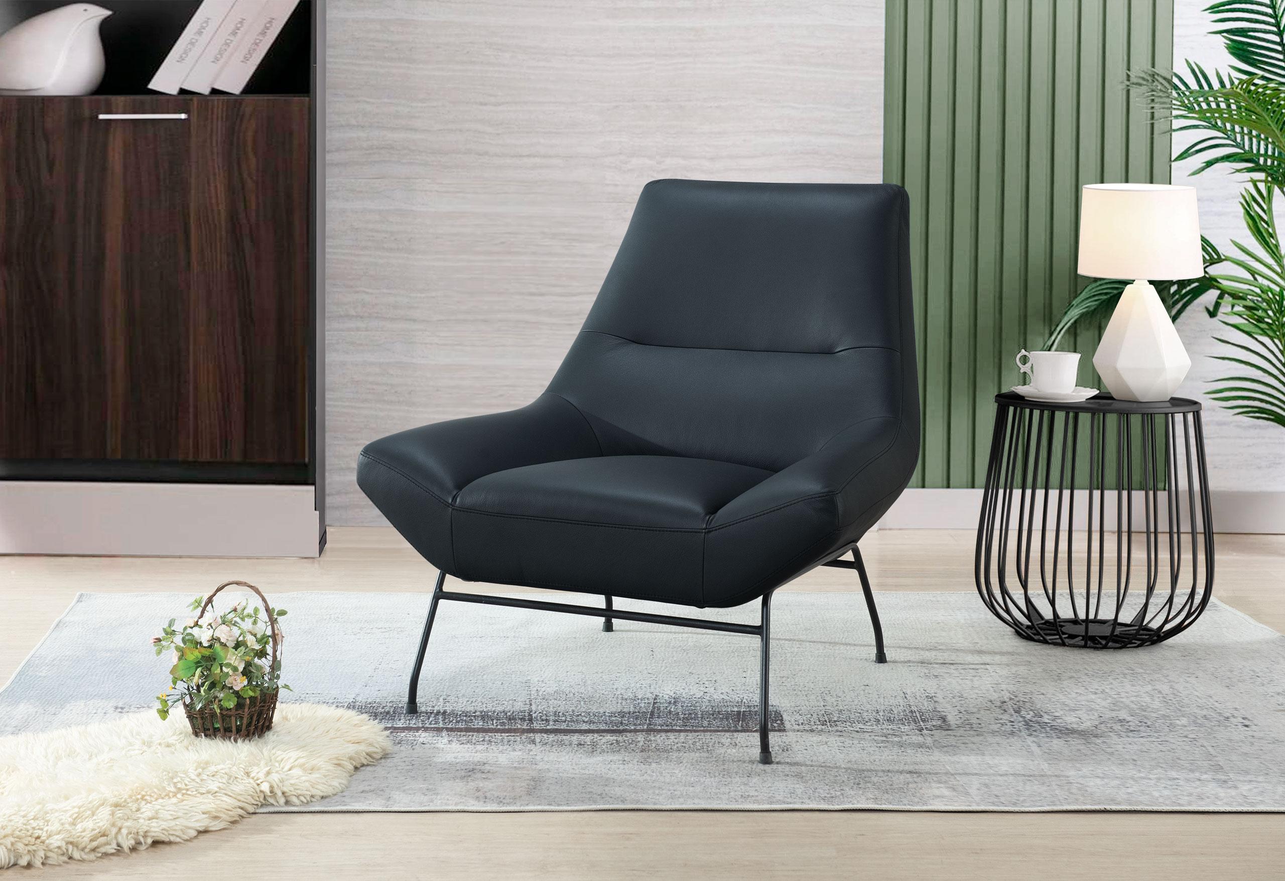 Marina Leather Accent Chair - Dream Decor