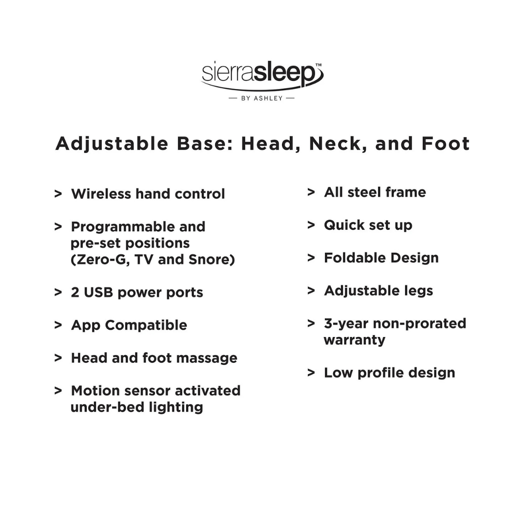 Head-Foot Model Best Adjustable Base - Dream Decor