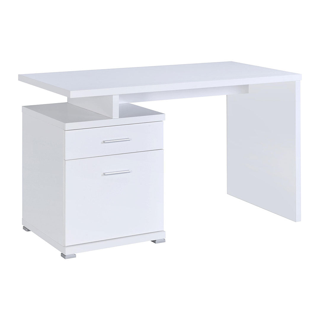 Irving 2-drawer Office Desk with Cabinet