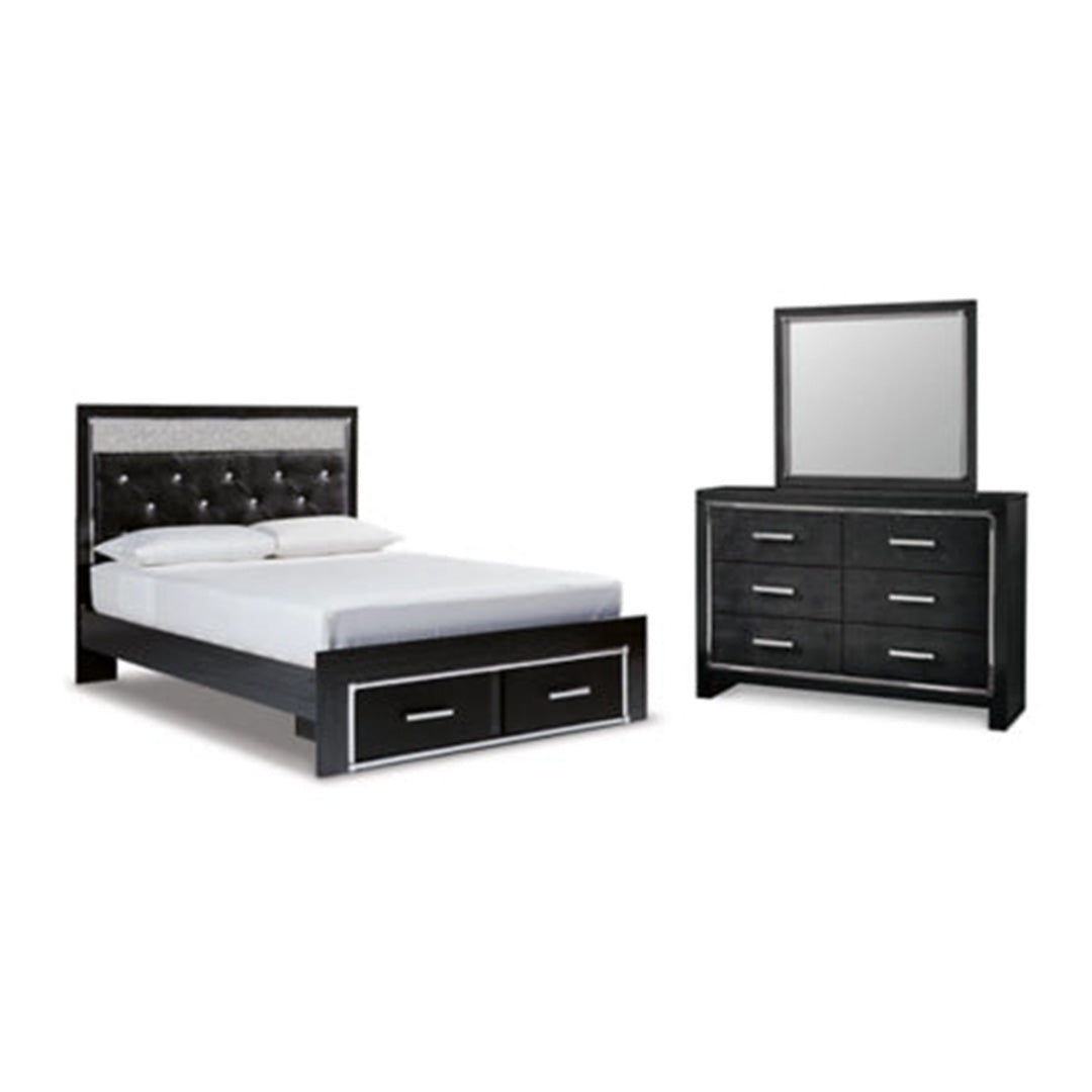 Kaydell Glam Upholstered Bedroom Set
