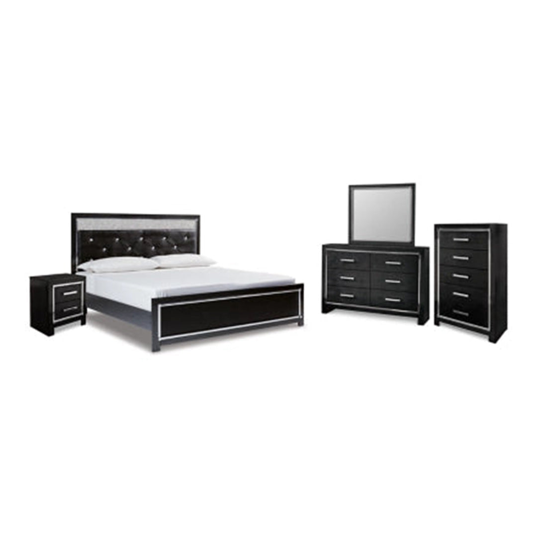 Kaydell Glam Upholstered Bedroom Set