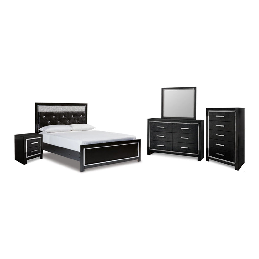 Kaydell Glam Upholstered Bedroom Set
