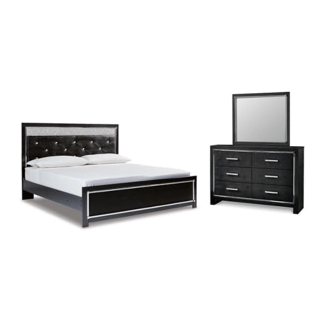 Kaydell Glam Upholstered Bedroom Set