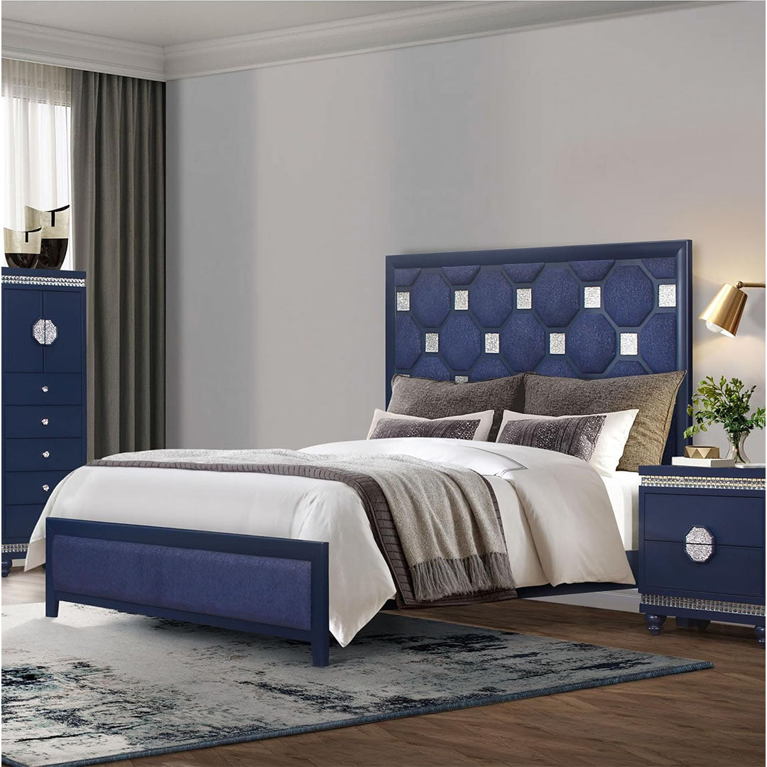 Kylie Upholstered Bed - Dream Decor