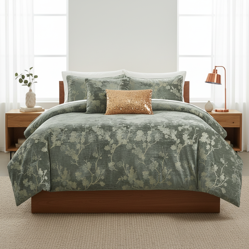 Seoul Botanical Floral 5-Piece Comforter Set