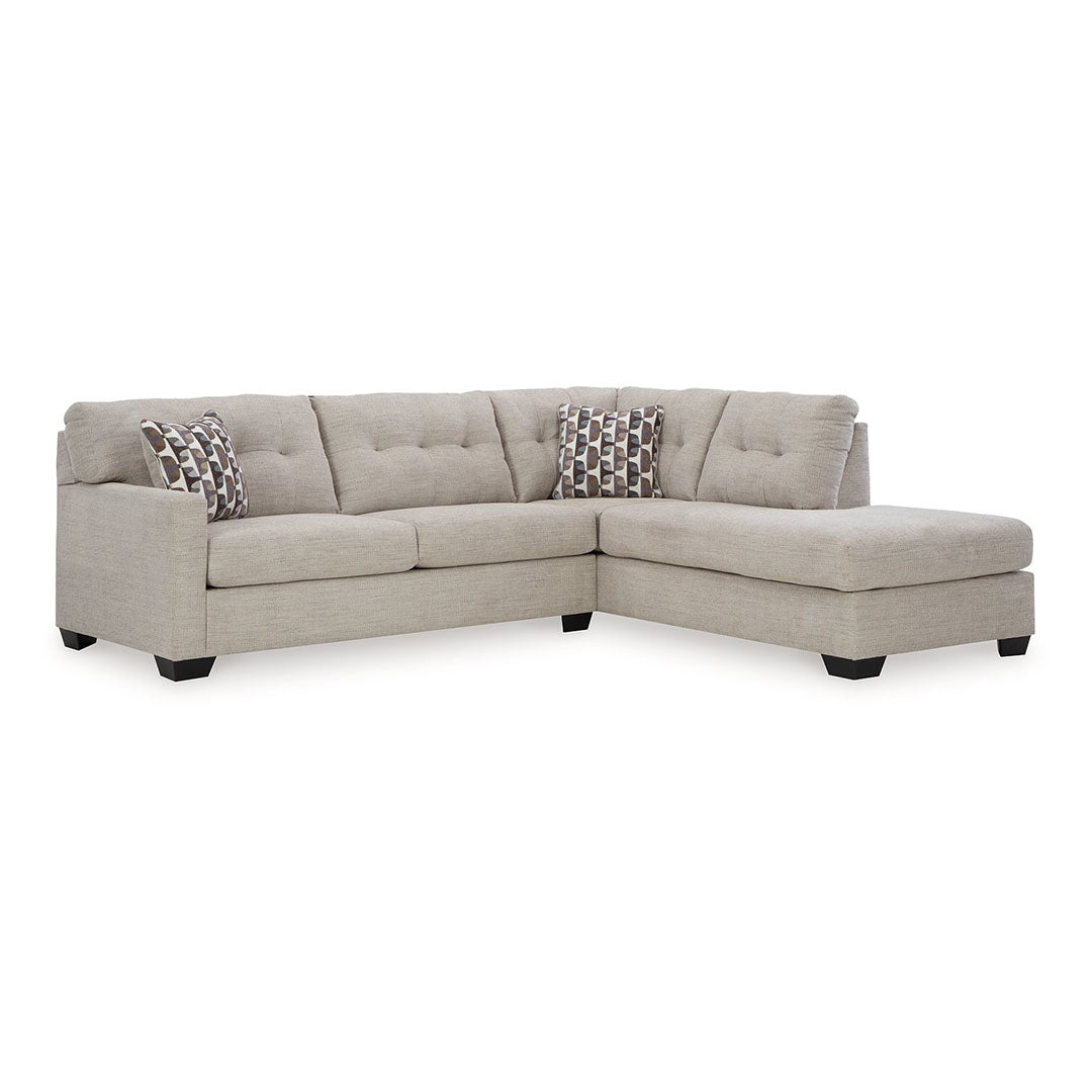 Mahoney Pebble Sectional with Chaise - Dream Decor