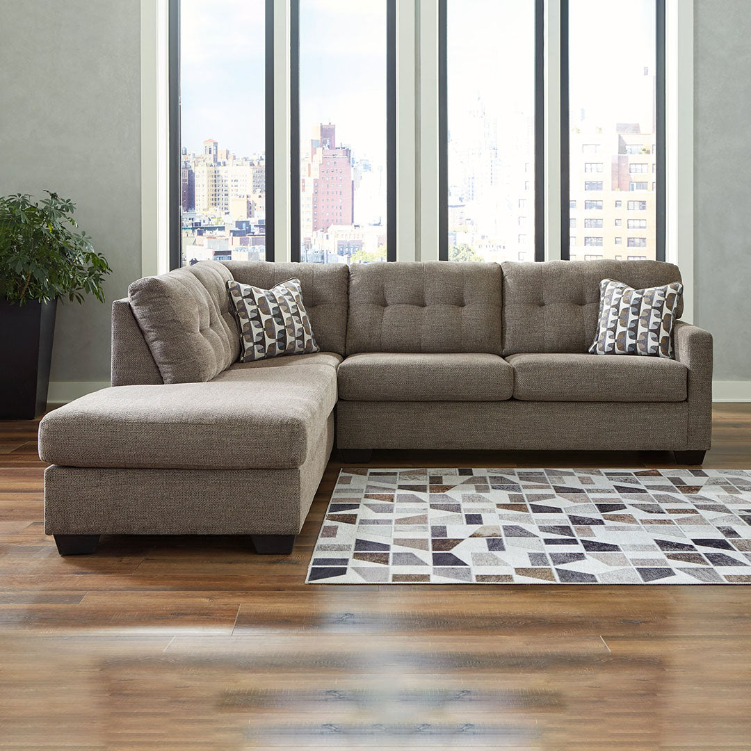 Mahoney Pebble Sectional with Chaise - Dream Decor