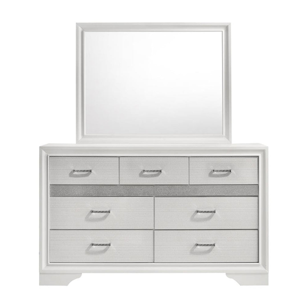 Miranda White Platform Storage Bedroom