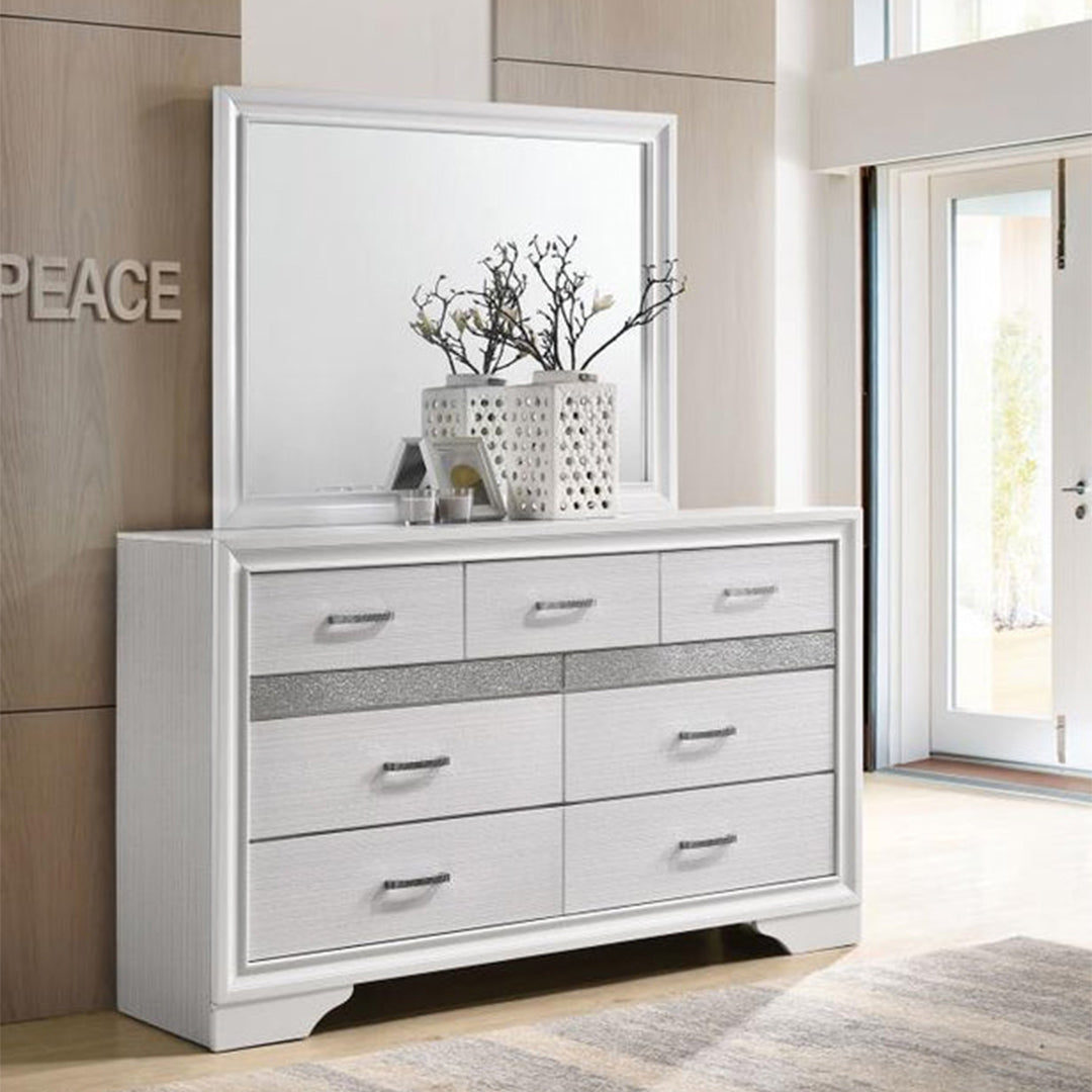 Miranda White Platform Storage Bedroom