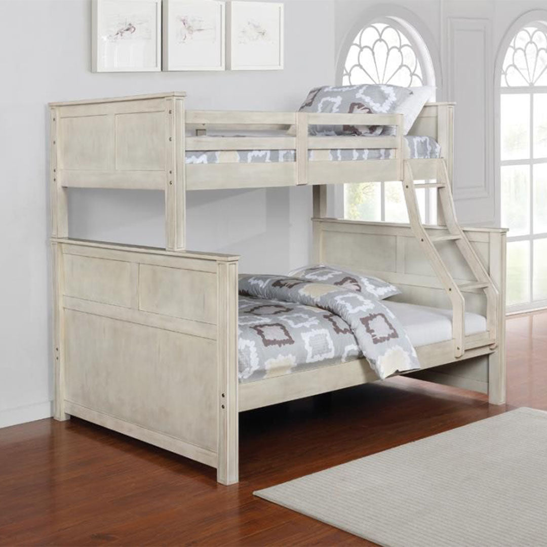 Montrose Twin/full Bunk Bed - Antique White - Dream Decor