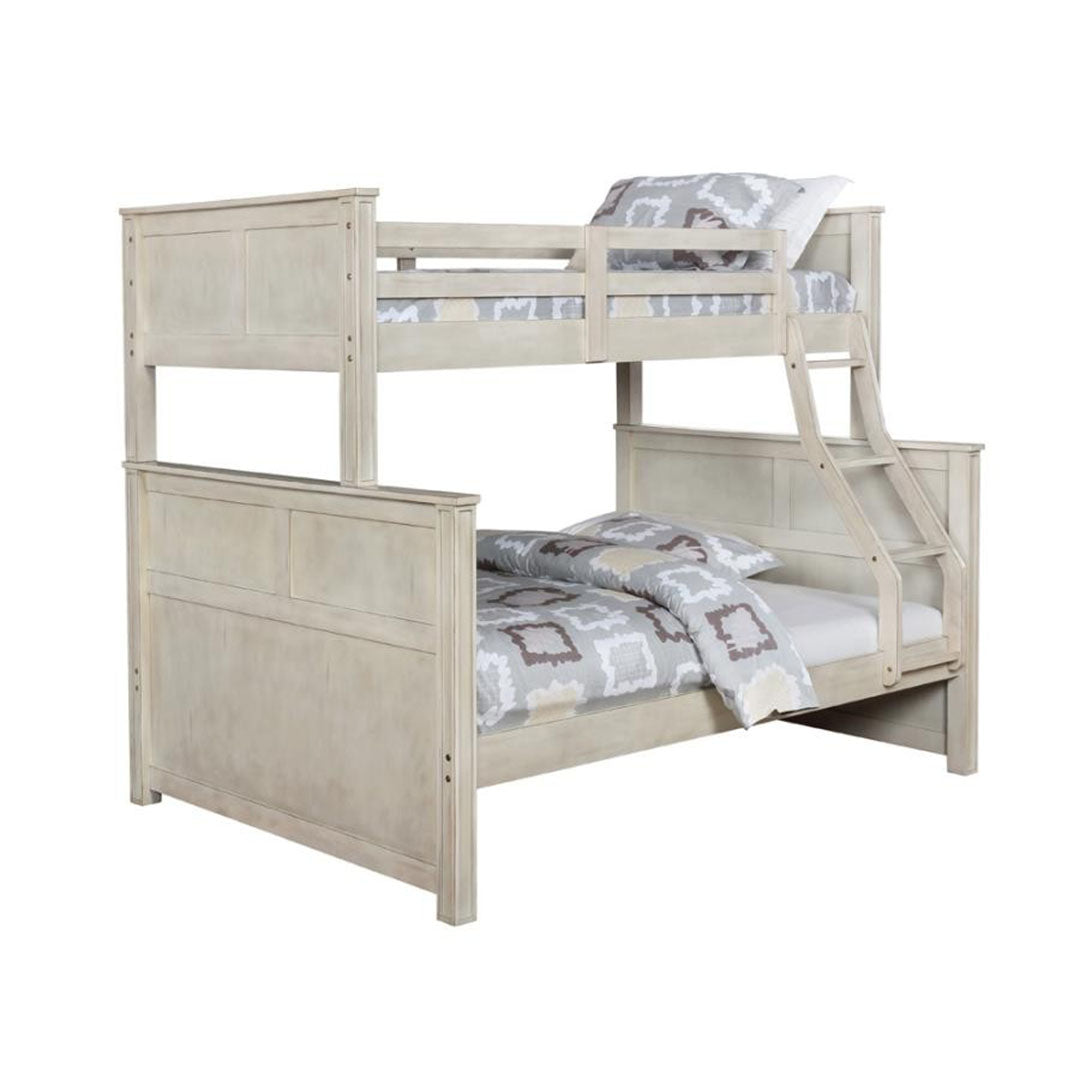 Montrose Twin/full Bunk Bed - Antique White - Dream Decor