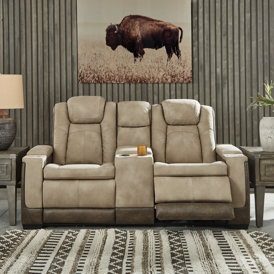 Next-Gen DuraPella Two Tone Power Reclining Loveseat