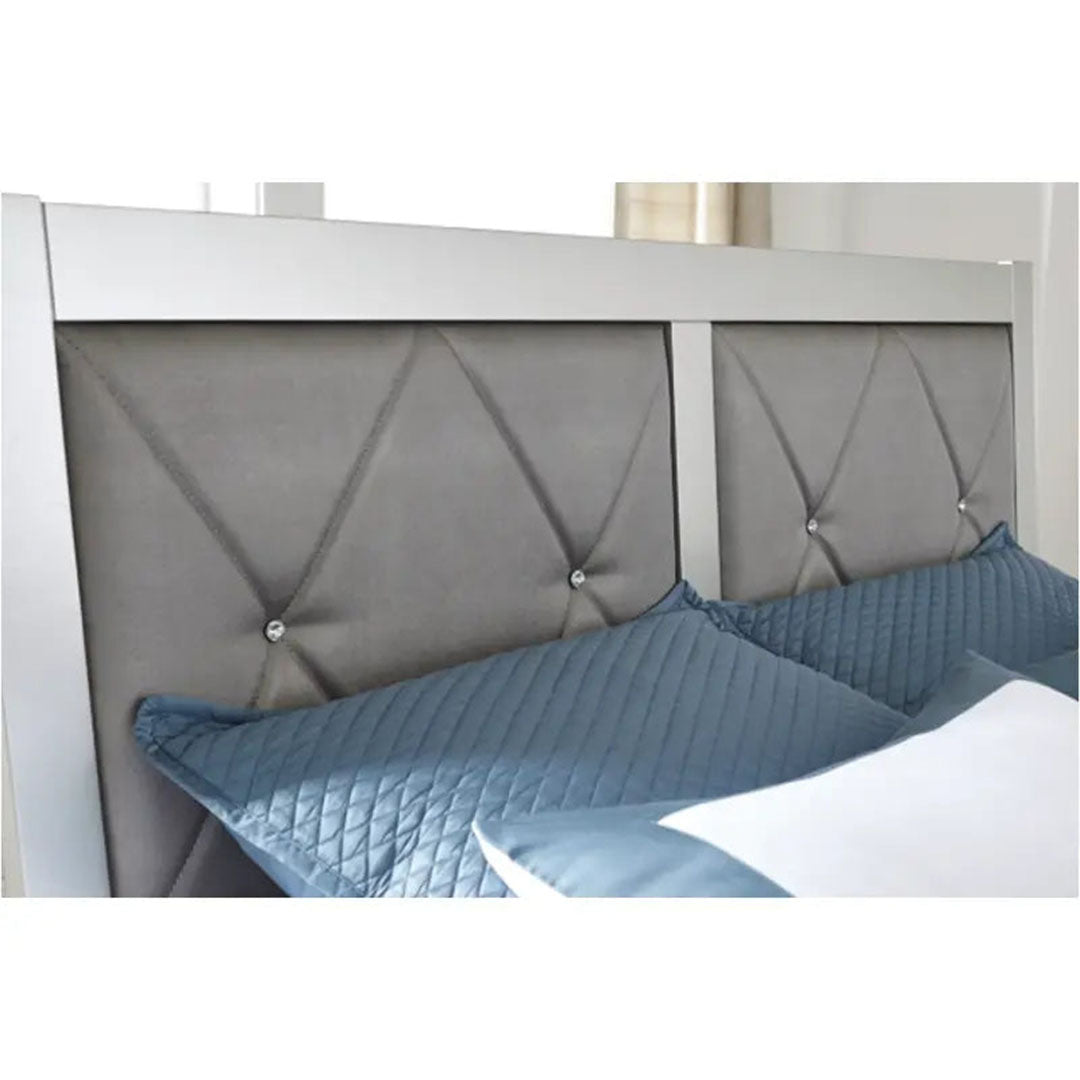 Olivet Upholstered Panel Bed - Dream Decor