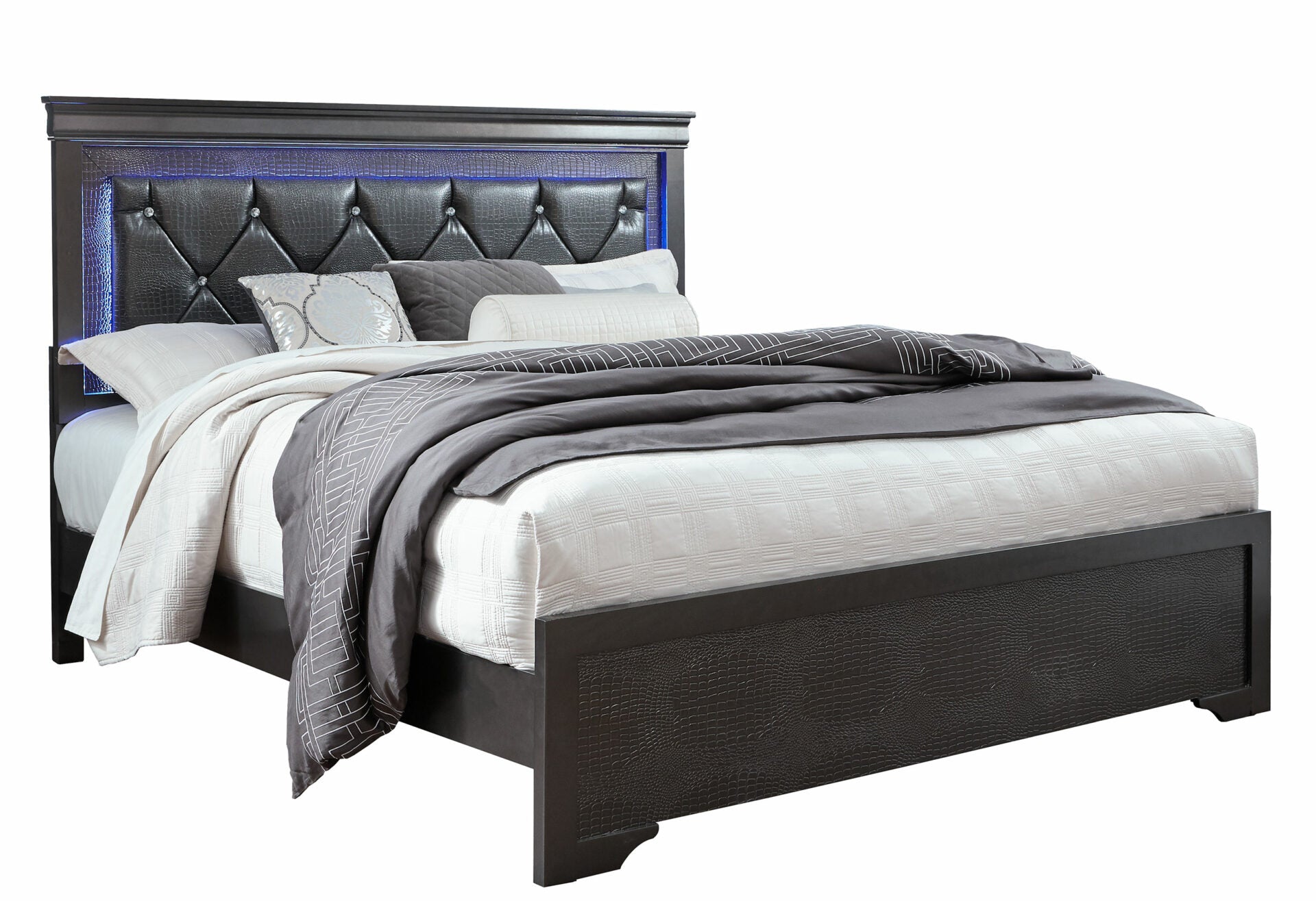 Pompei Upholstered Bed - Dream Decor