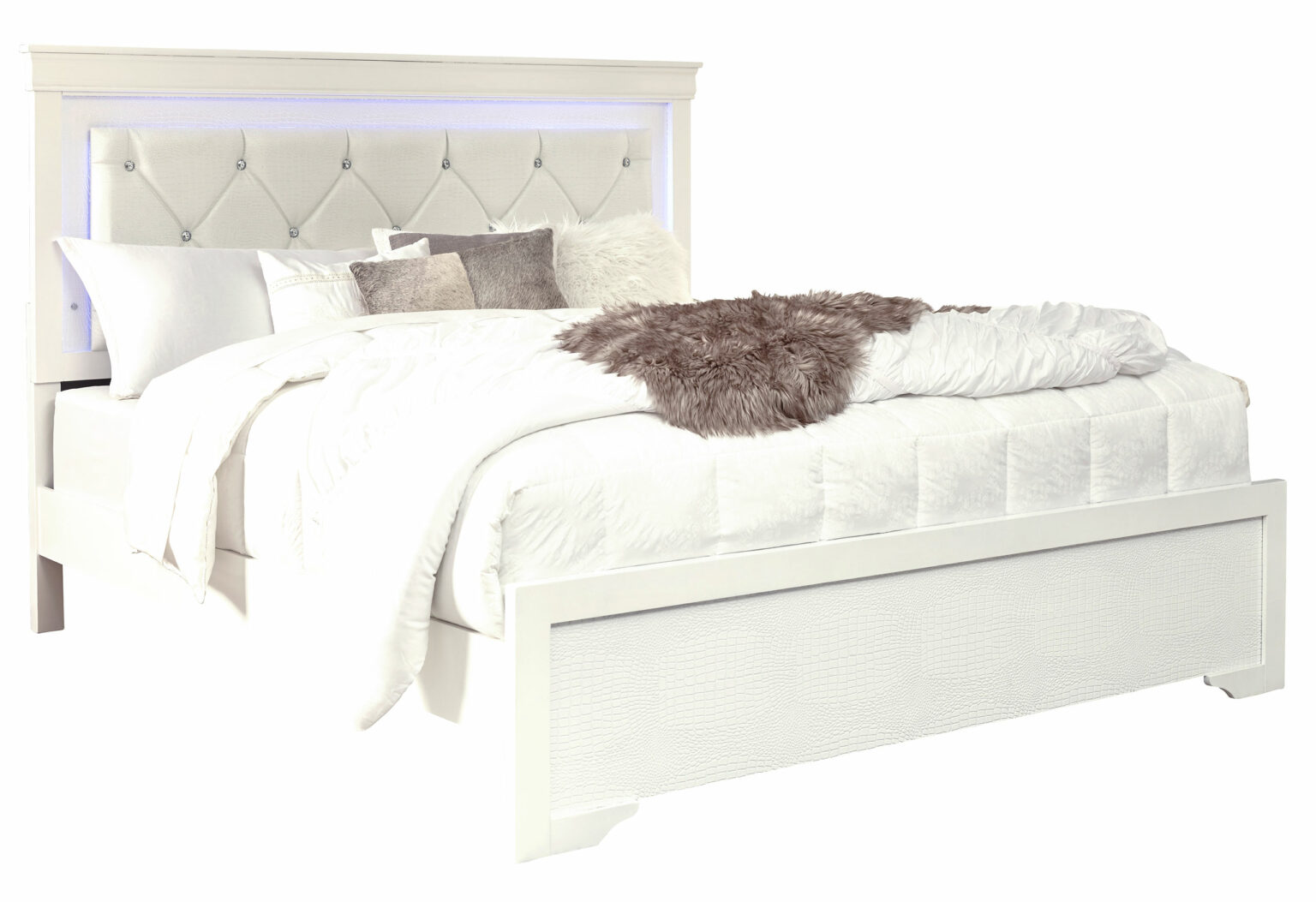 Pompei Upholstered Bed - Dream Decor