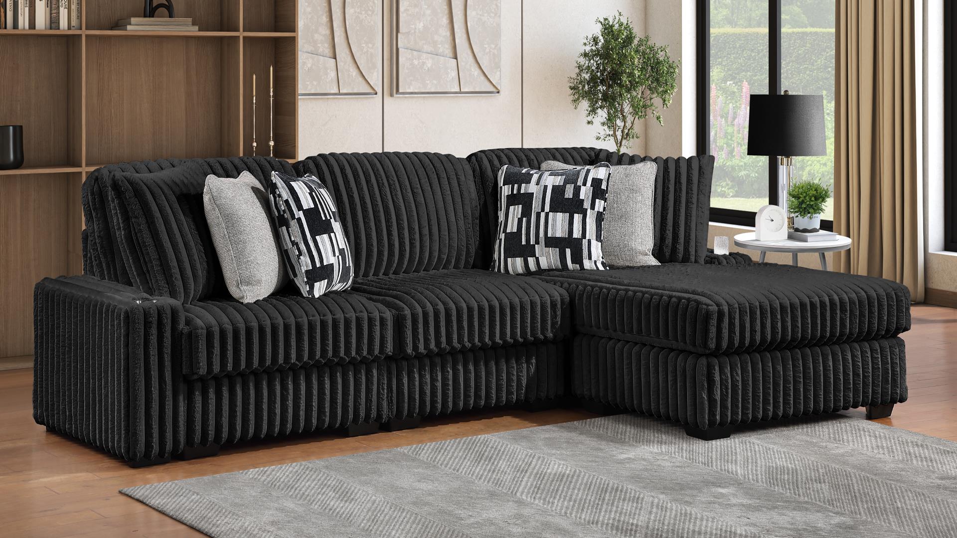 Puffy Sectional with Chaise
