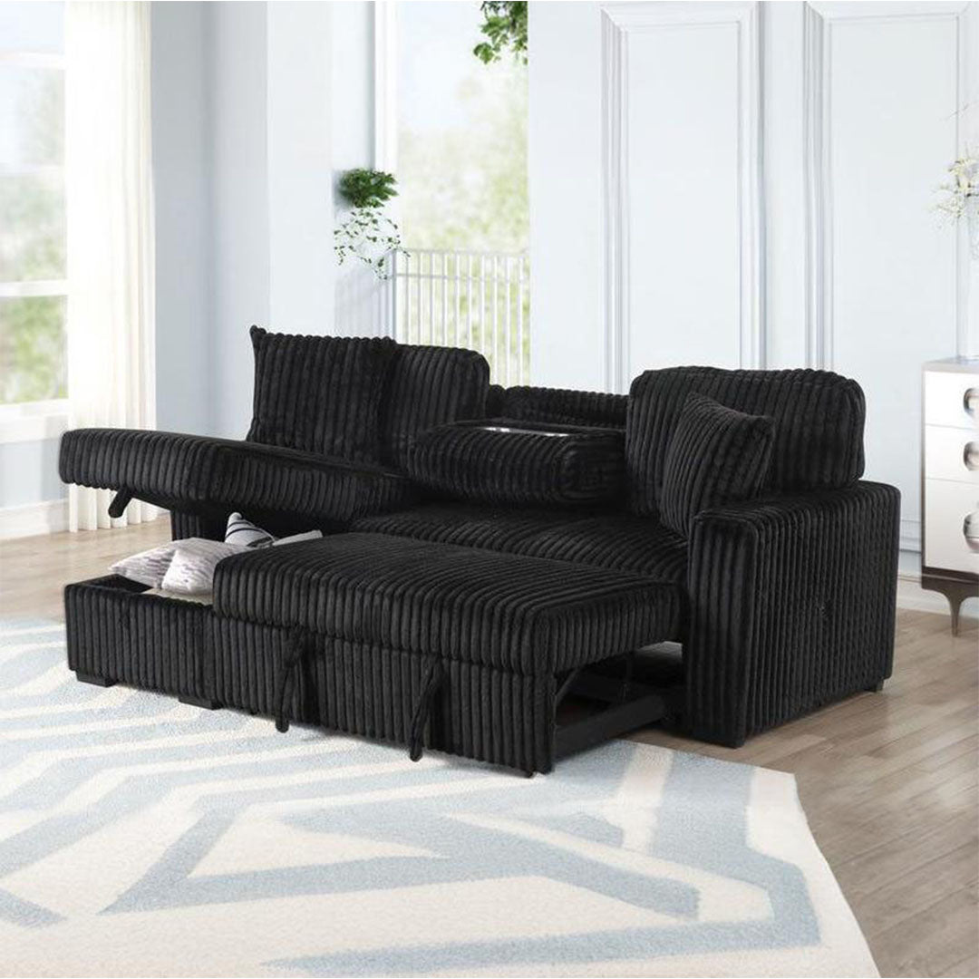 Plush L-Shaped Sectional
