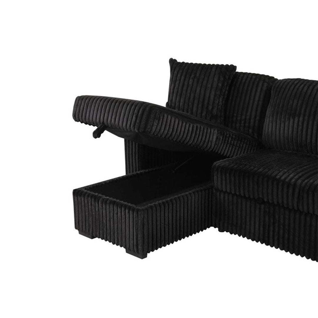 Plush L-Shaped Sectional