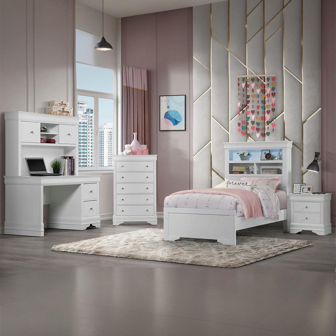 Pompei Metallic Baby Twin Bedroom