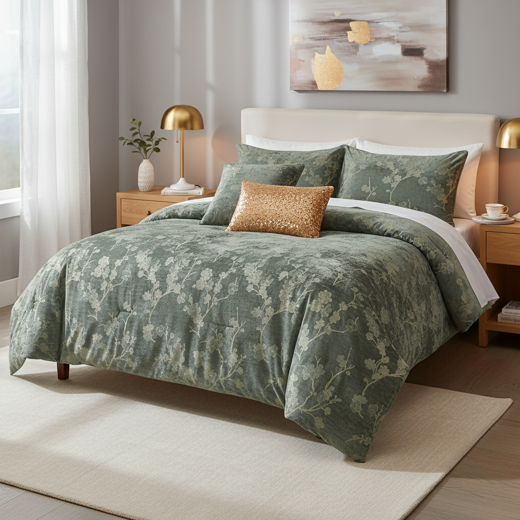 Seoul Botanical Floral 5-Piece Comforter Set