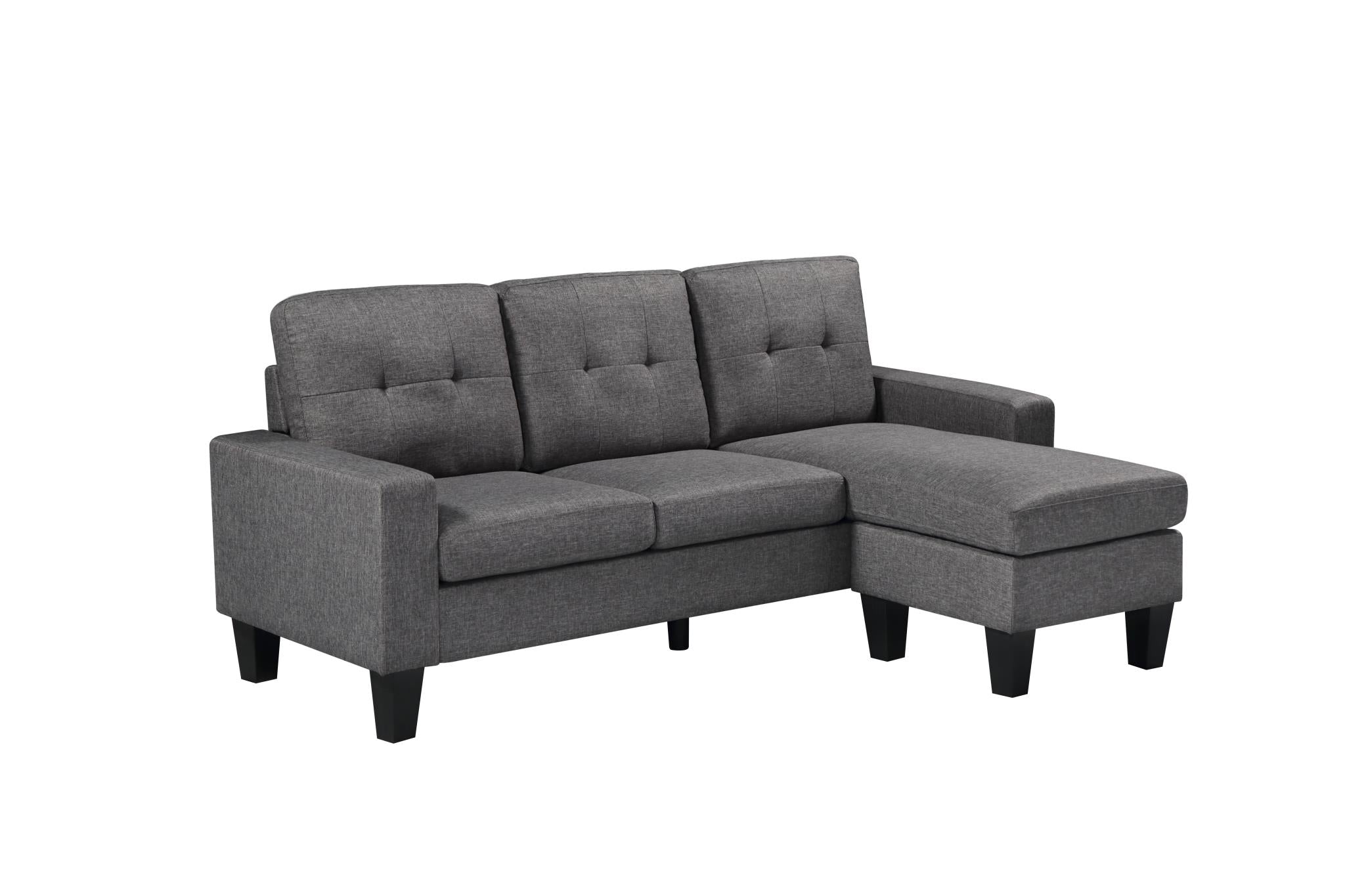 Navarro Reversible Sofa Set with Ottoman - Dream Decor