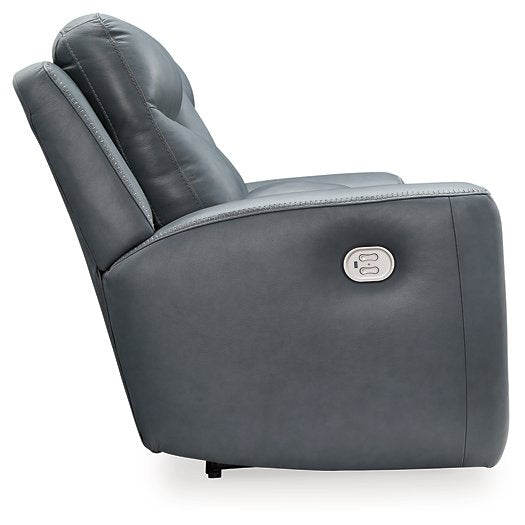 Mindanao Power Reclining Loveseat with Console - Dream Decor