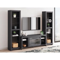 Cayberry 3-Piece Entertainment Center with Electric Fireplace - Dream Decor