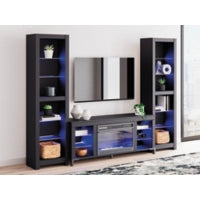 Cayberry 3-Piece Entertainment Center with Electric Fireplace - Dream Decor