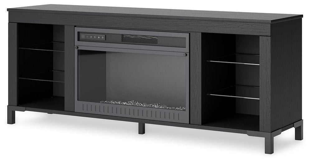 Cayberry 60" TV Stand with Electric Fireplace - Dream Decor