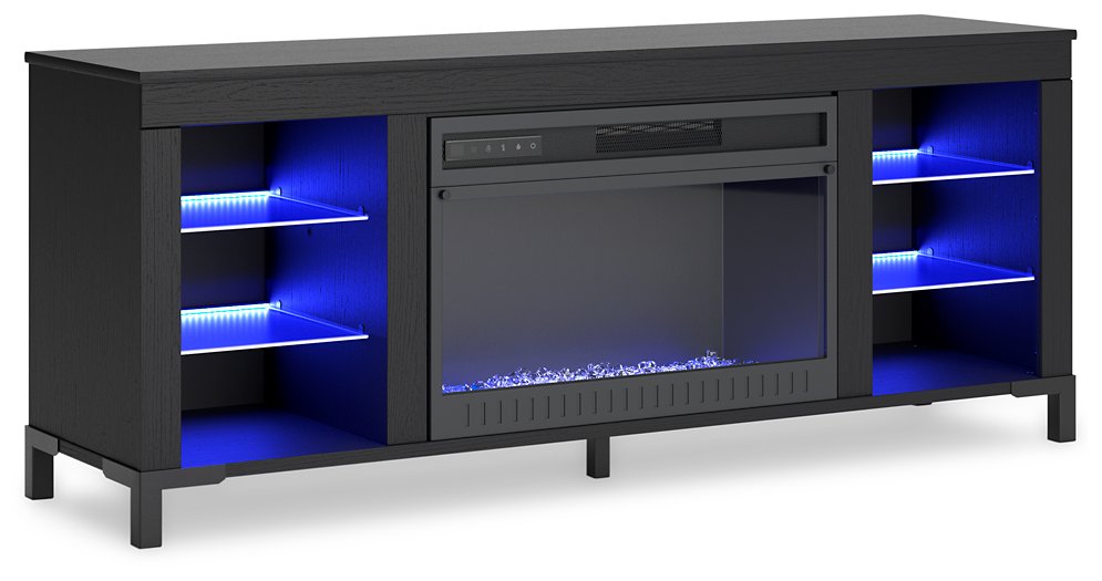 Cayberry 60" TV Stand with Electric Fireplace - Dream Decor