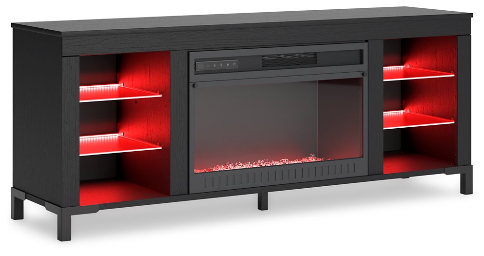 Cayberry 60" TV Stand with Electric Fireplace - Dream Decor